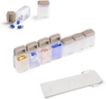 Weekly Pill Organizer Magnetic, Travel Pill Case, Once Daily Medication Dispenser, Easy Medication Management Travel, & Daily Pill Storage