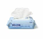 Medline FitRight Dry Wipes, Personal Cleansing Wipes, Dry Baby Wipes or Incontinence Care, No Additives, Hypoallergenic, 8” x 8” Wipe, 100 Count (Pack of 4) - Image 2