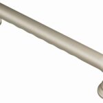 Moen Brushed Nickel Bathroom Safety 24-Inch Designer Safety Shower Grab Bar with Curled Grip for Handicapped or Elderly, LR8724D3GBN