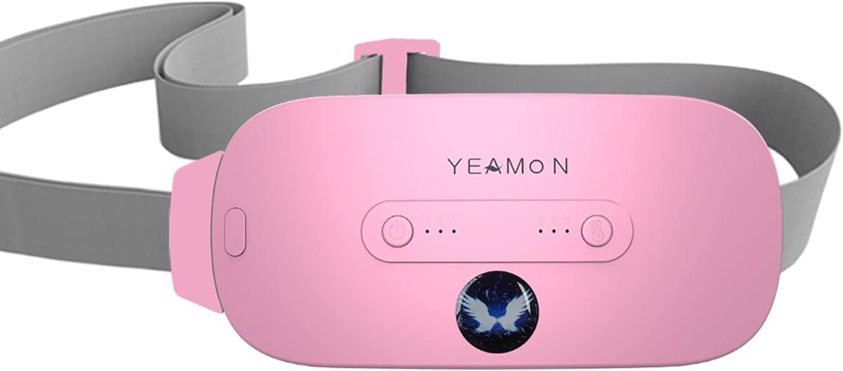 Portable Cordless Heating Pad, Electric Waist Belt Device, Fast Heating Pad with 3 Heat Levels and 3 Massage Modes, Back or Belly Heating Pad, Gifts for Her, Women and Girl - Image 1