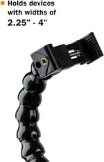 MOGO ModularHose Assistive Technology Phone Holder with Heavy-Duty Spring Clamp (Opens to 2"), 24 Inch Arm - Image 3