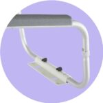 Medline Toilet Safety Rail For Seniors with Easy Installation, Height Adjustable Toilet Safety Frame, Bathroom Assist Rail with Armrests, Bathroom Safety, 250 lb. Weight Capacity - Image 7