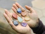 Jet Heart Shaped Chakra 7 Stones Sets Free Booklet Jet International Crystal Therapy Chakra Balancing Reiki Healing Energy Aura w/Pouch Spiritual Metaphysical Divine - Image 5