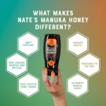 Nate's Raw Manuka Honey New Zealand MGO 512+ | UMF Certified 15+ | 13.2 oz Squeeze Bottle - Image 3