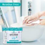 Skin Cleaning Wipe (75 Counts, 3 Packs) - Rinse Free Bathing Sponge for Adults, Extra Thick, No Residue, Hypoallergenic, Convenient for Elderly, Injured, Campers, Hikers - Image 7
