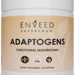 Enveed Superfoods ADAPTOGENS | Adaptogenic Support Supplement — Ashwagandha, Maca Root & Full Spectrum Mushrooms | Boost Your Immune Response & Energy Levels with 100% Natural Ingredients—30 Servings