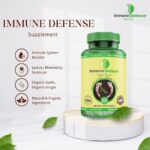 Immune Support Supplement - Natural & Organic Immune Boosters for Adults - Immunity Support with Vitamin C & Vitamin D, Garlic, Ginger, Lemon, Elderberry, Selenium & Zinc - 60 Capsules - Image 2