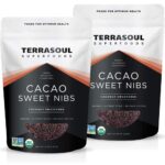 Terrasoul Superfoods Organic Sweet Cacao Nibs, 2 Lbs (2 Pack) - Coconut Sugar Sweetened | Antioxidants | Magnesium