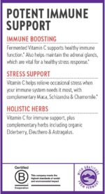 New Chapter® Vitamin C Immune Defense Supplement + Elderberry – Excellent Source of Vitamin C, One Daily Tablet for Healthy Immune Support, Made with Organic Herbs, Non-GMO, Gluten Free, 30 ct - Image 8