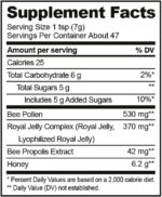 Superfood Honey by Beekeeper's Naturals - Bee Pollen, Royal Jelly, Propolis, Honey - Natural Energy, Immune Support, Mental Clarity, Athletic Performance (11.6 oz) - Image 5