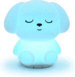 Mindfulness 'Breathing Puppy' | 4-7-8 Guided Visual Meditation Breathing Light | 3 in 1 Device with Night Light & Noise Machine for ADHD Anxiety Stress Relief Sleep - Gift for Kids Adult Women Men