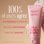 The Face Shop Rice Water Bright Double Cleansing Duo Set with Ceramide, Korean Skin Care, Gentle Face Wash & Pore Control Cleansing Oil, Hydrating, Moisturizing, Vegan Facial Cleanser, Makeup Remover - Image 5