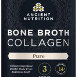 Ancient Nutrition Collagen Powder, Bone Broth Collagen, Pure, Hydrolyzed Multi Collagen Peptides, Supports Skin and Nails, Joint Supplement, 30 Servings, 15.9oz