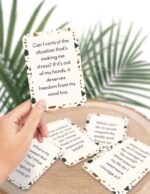 Allura & Arcia Empowering Self Care Questions - 52 Stress Relief Cards for Meditation, Mindfulness, Yoga & Gifts - Image 3