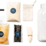 Kombucha Starter Kit - Organic Kombucha SCOBY & Strong Starter Liquid. Make Delicious Kombucha at Home with our USA Made 1 Gallon Glass Brew Jar, Temp Gauge, Tea & Sugar to Make 1 Gallon of Kombucha