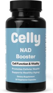 NAD Booster | Longevity Supplement for Healthy Aging with NR (Nicotinamide Riboside) and Nicotinamide | Promotes Cell Function & Vitality | Non-GMO & 3rd Party Tested