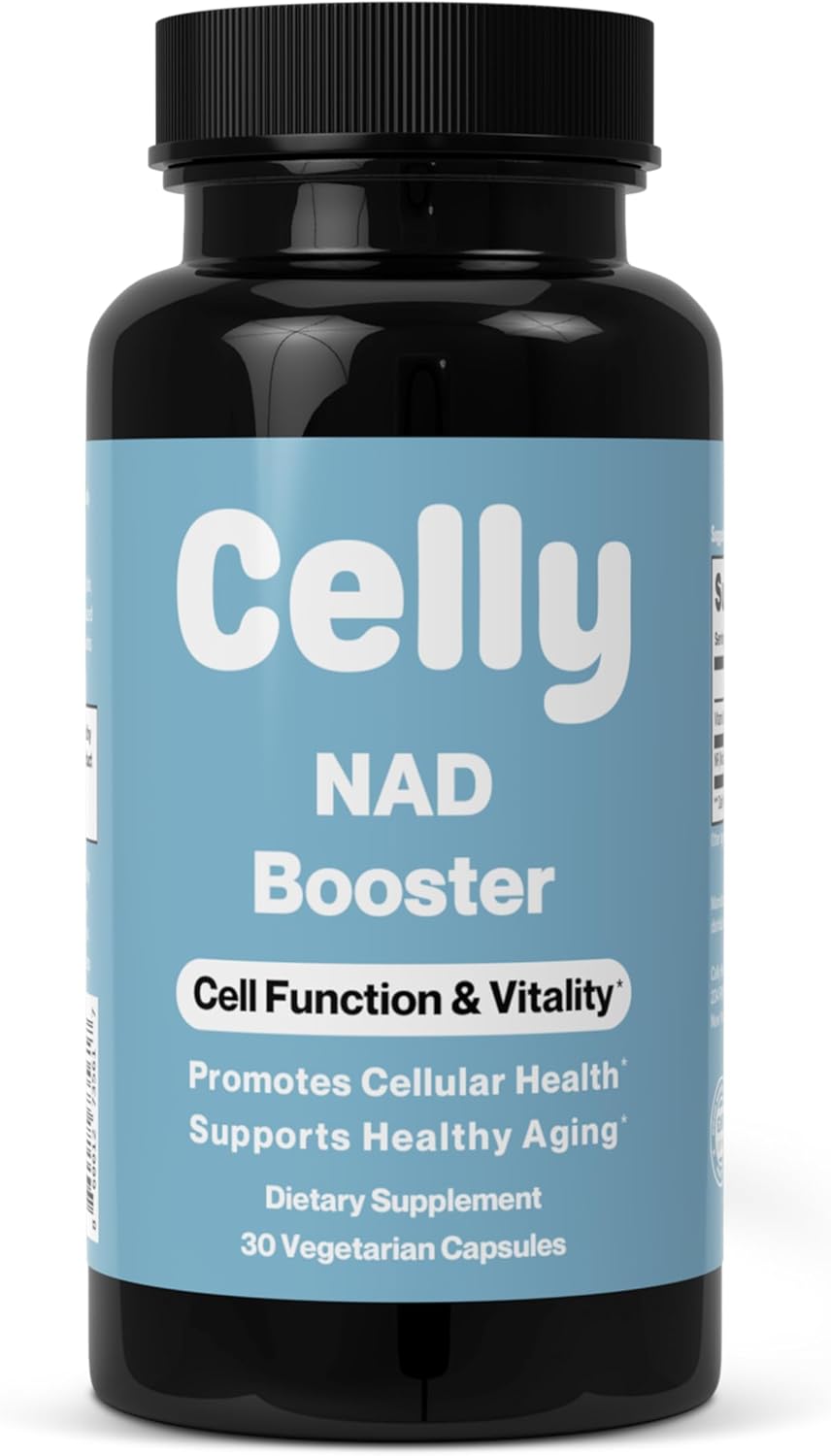 612pbaT20gL._AC_SL1500_.jpg NAD Booster | Longevity Supplement for Healthy Aging with NR (Nicotinamide Riboside) and Nicotinamide | Promotes Cell Function & Vitality | Non-GMO & 3rd Party Tested - Image 1
