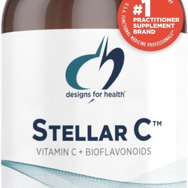 Designs for Health Stellar Vitamin C + Quercetin Supplements - Citrus Bioflavonoids + Quercetin with Vitamin C and Zinc for Enhanced Immune Support and Optimal Absorption (90 Capsules)