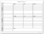 Weekly To Do List Notepad, 60 Page Task Planning Pad w/Daily Checklist, Priority Todo Checkbox & Notes. Desk Notebook to Organize Office 11 X 8.5 - Image 6