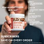 TruWild Adaptogen Blend with Cordyceps Maca Ashwagandha - Full Spectrum Mushroom Blend for Daily Support and Function, All Natural Formula with 7 Key Ingredients, 60 Capsules - Image 4