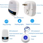Caregiver Pager Wireless SOS Call Button Nurse Alarm System Home/Elderly/Patient/Disabled/School Call Bell 5 Transmitter 5 Plug-in Receiver (600+ft Operating Range)… - Image 3