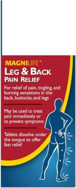 MagniLife Leg & Back Pain Relief, Fast-Acting Pain Relief, Naturally Soothe Burning, Tingling and Stabbing Pains, Symptomatic or Preventative, 125 Quick-Dissolve Tablets - Image 6