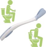 Juvo Toilet Aid - Personal Bottom Wiping Tool, Bathroom Mobility Aid for Disabled, Elderly, and Surgery Recovery - 18" long wand with hygienic cover - Image 9