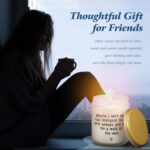Thinking of You Gifts for Women Men, Get Well Soon Gifts for Women, Sympathy Bereavement Feel Better Thoughtful Gifts for Friend, Inspirational Cheer Up Gifts for Sister Bestie, Lavender Candle - Image 2