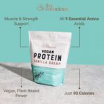 Live Conscious Vegan Pea Protein Powder - Vanilla Dream Flavor | Plant-Based Vegan Protein Blend - Pea, Brown Rice, Pumpkin, Sacha Inchi | 20 Servings 18 oz - Image 3