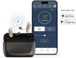 Select 300 OTC Hearing Aids, Audiology Team Care Included, Bluetooth Streaming for Calls, Music, Media for iOS & Android, Nearly Invisible & Comfortable, Noise Reduction - Gold - Image 3