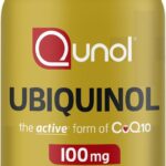 Qunol Ubiquinol CoQ10 100mg Softgels, Ubiquinol - Active Form of Coenzyme Q10, Antioxidant for Heart Health, Healthy Blood Pressure Levels, Beneficial to Statin Users, 120 Count