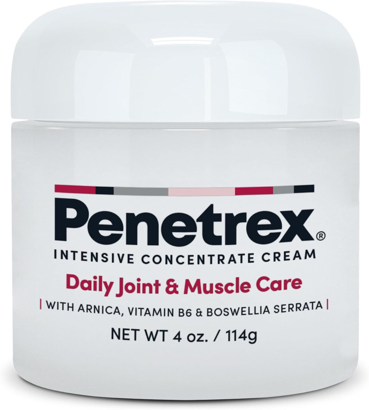 Penetrex Joint & Muscle Therapy - Soothing Comfort for Back, Neck, Hands, Feet - Premium Whole Body Rub with Arnica, Vitamin B6 MSM & Boswellia - Non-Greasy 4oz Cream - Image 1