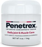Penetrex Joint & Muscle Therapy - Soothing Comfort for Back, Neck, Hands, Feet - Premium Whole Body Rub with Arnica, Vitamin B6 MSM & Boswellia - Non-Greasy 4oz Cream