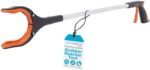 BIRDROCK HOME Grabber Reacher Tool with Long Handle - 32 Inch Tool for Picking Up Dropped Objects - Lightweight Aluminum Design for Reaching & Grabbing Things - Handicap Aid with Rubber Grip