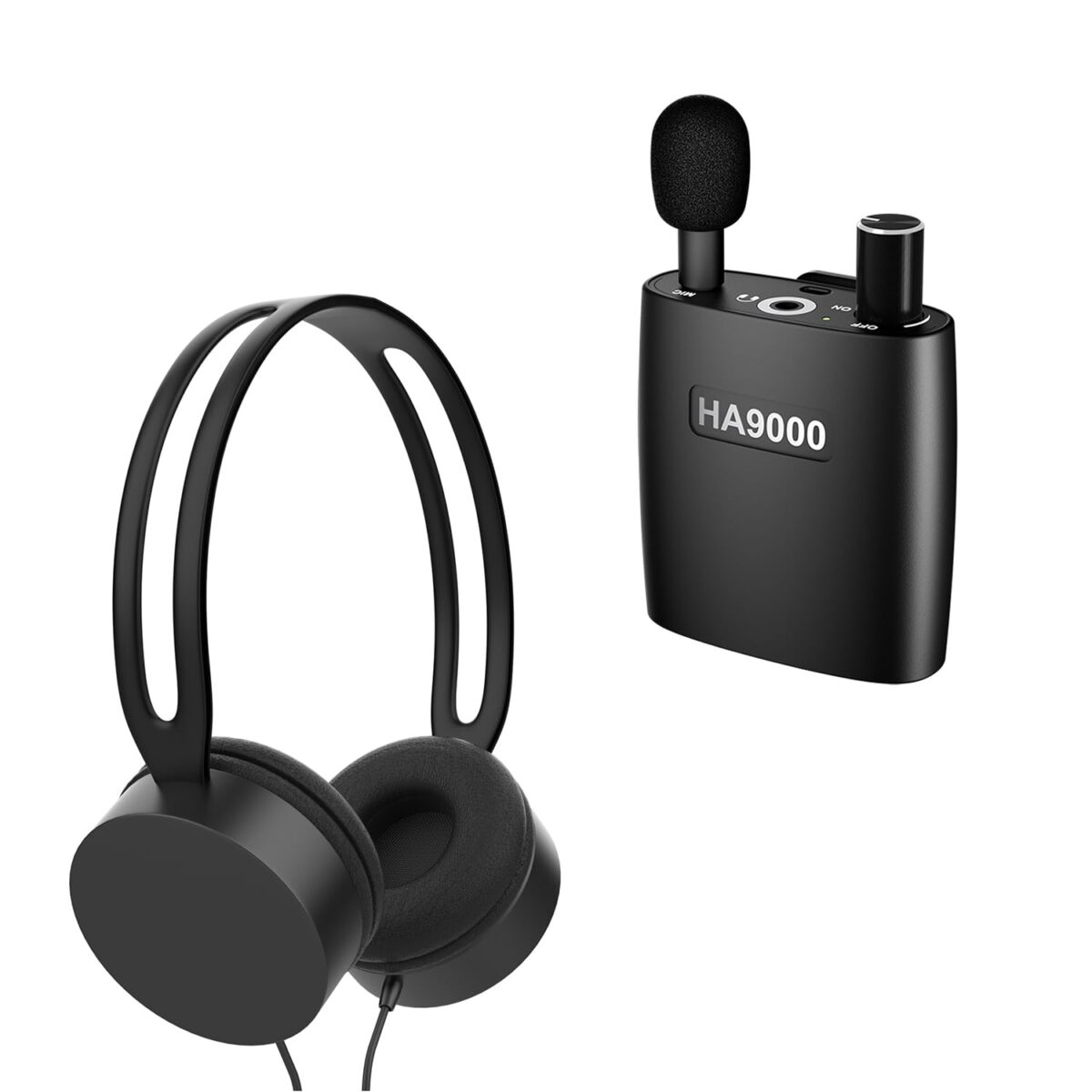 Personal Sound Amplifier PSAP the Latest Gen Model HA9000, Rechargeable Hearing Aid Device Hearing Amplifier with Headphones, Detachable Microphone, Type-C Charging for Seniors, Adults, Elderly - Image 8
