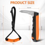 Car Door Handle for Elderly - 2025 New 4 in 1 Car Handle Assist, 2 Pack Auto Cane Portable Vehicle Support Handle Door Assist Bar, Max Load 500 Lbs, Anti-Slip Design (Orange-Car Handle +Strap) - Image 8