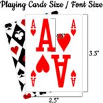2 Pack Elite Low Vision Playing Cards, Large Print Playing Cards, Easy to Read Playing Cards for Visually Impaired, Educational Young Children - Image 3