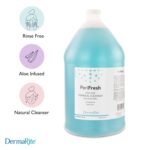 DermaRite PeriFresh Rinse-Free Perineal Cleanser - Aloe Vera Enriched, pH-Balanced, Odor Neutralizing - 1 Gal, 1 Count - Image 2