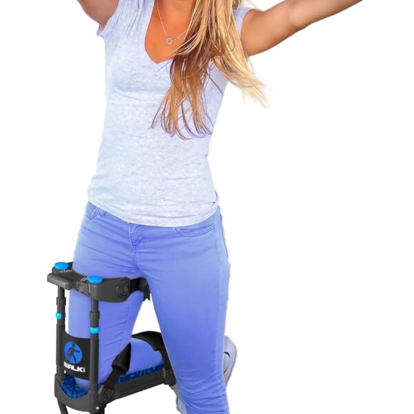 iWALK3.0 – The Original Hands Free Knee Crutch - Alternative to Crutches and Knee Scooters - iWALK Replaces Crutches for Adults - Peg Leg Crutch For Lower Leg Injuries Only