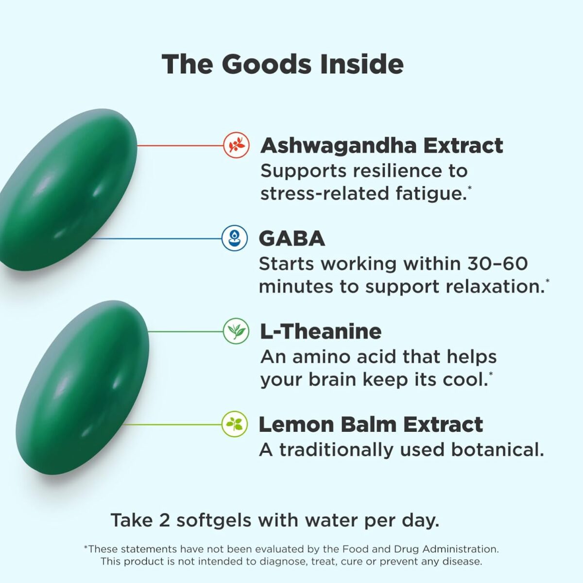 OLLY Ultra Goodbye Stress Softgels, 60ct - Image 3