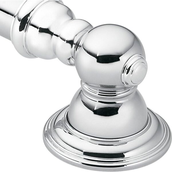 Moen YG5424CH Bathroom Safety 24-Inch Stainless Steel Traditional Bathroom Grab Bar, Chrome