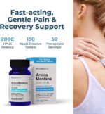 VitaMedica Arnica Montana 200C Rapid Dissolve Tablets for Natural Pain, Bruising, and Swelling Support - High Potency Homeopathic Medicine for Injury and Surgery Recovery - 150 Ct - 50 Servings - Image 4