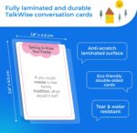 700 Family Conversation Cards, Fun Conversation Starters for Families, Play Dinner Table Games, Family Talking Cards, Color-Coded Across 6 Topics, Take Anywhere - Image 4