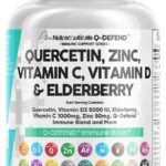 Clean Nutraceuticals Quercetin Zinc Vitamin C Vitamin D Bromelain Elderberry - Lung Immune Support Supplement Adults with Artemisinin, Sea Moss, Echinacea, Allergy Relief