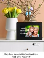 【2025 New】Digital Clock with Voice-Talking Date and Week, 19 Alarms Custom Reminders, Calendar Clock for Dementia, Auto DST, 10-Levels Auto Dimming, 8 Colors, Talking Time, 7" BLACK with 1.5M Adaptor - Image 7