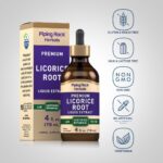Piping Rock Licorice Root Extract Tincture | 4 Fl Oz | Liquid Herb Drops | Vegetarian Supplement | Alcohol Free | Non-GMO, Gluten Free - Image 3