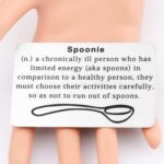 PLITI Chronic Illness Gift Spoon Theory Gift Spoonie Gifts Chronically Ill Support Gift Chronic Pain Gift Invisible Illness Gift (spoonie card) - Image 4