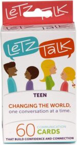 Conversation Cards for Teens - Communication Cards to Build Confidence & Emotional Intelligence, Family Games for Kids & Adults - Classroom Must Have - Therapy Game - Easter Basket Stuffer.