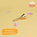 Shubhkart Solid Brass Ghanti for Pooja | 3.5 Inches Puja Bell for Temple | Hand Held Bell for Events Decoration, Food Line, Alarm, Jingles, Ringing and Service Bell (Small) - Image 4