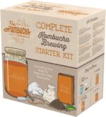 Kombucha Home Brewing Starter Kit | 5-Inch Large Scoby Kombucha Starter Kit | Complete Kit Includes What You Need w/ 16 oz Starter Tea, Brewing Jar & Brewing Supplies | Brew Unlimited Kombucha - Image 5